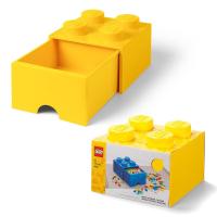 ราคา LEGO กล่องลิ้นชักเลโก้ กล่องใส่เลโก้ กล่องเก็บของ Brick Drawer 4 สีเหลือง YELLOW 25x25x18 cm (10127401263)
