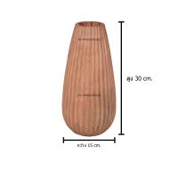 ราคา แจกันไม้มะม่วง ทรงออฟ ขุดตรง ขนาด กว้าง15cm สูง30cm (17526337061)