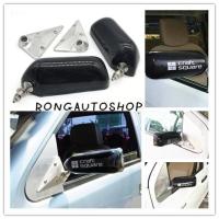 ราคา กระจกมองข้าง craft square คราฟสแคว คาร์บอนแท้ มี 3 ขนาดนูนให้เลือก M L XL เลนส์ฟ้า โหนกใหญ่ คาร์บอนแท้ กระจกมองข้าง (13250453685)