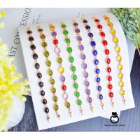 ราคา สร้อยข้อมือมณีใต้น้ำสีนาก B86 พลอยใต้น้ำ สร้อยข้อมือนพเก้า สร้อยข้อมือนาก พลอยมงคล พลอยหลากสี สร้อยข้อมือพลอย (13363181369)