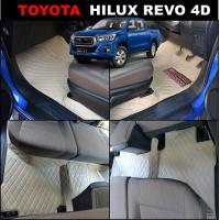 ราคา พรมปูพื้นรถยนต์ 6D TOYOTA REVO 4ประตู พรม6D สีครีม เข้ารูป เต็มคัน 3ชิ้น (786012966)