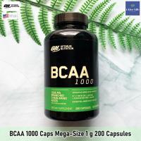 ราคา บีซีเอเอ BCAA 1000 Mega Size 1 g 200 Capsules Optimum Nutrition อาหารเสริม ออกกำลังกาย (7163320894)