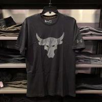 ราคา 2023NewUnder Armour เสื้อยืดคอกลม แขนสั้น พิมพ์ลาย Johnson Bull Head Vitality สําหรับผู้ชาย (20431792728)