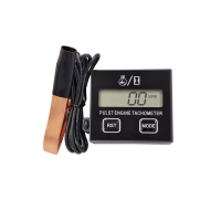ราคา Digital Gasoline Engine Tachometer Digital Inductive Contact Tachometer Resettable Part for Chain Saw Engine Lawnmower (20534398954)