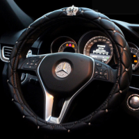 ราคา ที่หุ้มพวงมาลัยรถยนต์ ปลอกหุ้มพวงมาลัยหนัง สีดำ ปลอกหุ้มพวงมาลัยรถยนต์ หนัง อุปกรณ์แต่งภายในรถ ไซส์มาตรฐาน 15นิ้ว 38ซม สินค้าพร้อมส่ง (11705085341)