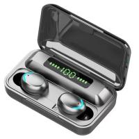 ราคา หูฟังบลูทูธ TWS F9 5 หูฟังไร้สายไร้สาย ตัดเสียงรบกวน เสียงดี เบสแน่น มาพร้อมกล่องแบตเตอรี่ขนาด 2000mAh (10780966984)