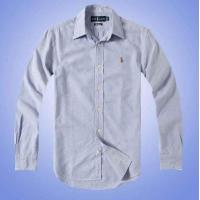 ราคา ขายดี Ralph Lauren Polo เสื้อใหม่สีทึบอ่อนผ้าฝ้ายแขนยาวเสื้อเชิ้ตลำลอง Mens Slim เสื้อบุรุษผ้าฝ้ายหนา Oxford แขนยาว Mens เสื้อนักธุรกิจแบบลำลอง (19257479868)