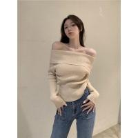 ราคา H H พร้อมส่ง เสื้อไหมพรมเปิดไหล่ แขนยาว ดีเทลผ้าร่อง ผ้านิ่มใส่สบาย M335 98117 1 (16970036082)