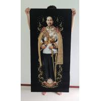 ราคา ผ้ากำมะหยี่อย่างดีตกแต่งด้วยเกล็ดเพชร รัชกาลที่5 และรัชกาลที่9 ขนาดใหญ่ ขนาดผ้า 26x54นิ้ว (15282751333)