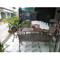 ราคา ชุดสนามอัลลอยด์ 6 ที่นั่ง สีน้ำตาลวินเทจ เฟอร์นิเจอร์สนาม เฟอร์นิเจอร์กลางแจ้ง ชุดโต๊ะกาแฟ โต๊ะทานอาหาร ไม่ขึ้นสนิม (14389112478)