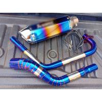 ราคา ชุดท่อรุ้ง GPX DEMON150GrGN จีพีเอ็กซ์ เดมอน150 จีอาร์ จีเอ็น คาบู สวม 2 นิ้ว 51 มม ปลายท่อ AK14 นิ้วสีรุ้งปากเงิน (13276289644)