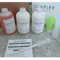 ราคา แบบแบ่งขายแบบ set small Olaplex no1 press option no2 40ml In clear bottle (7192562294)