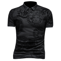 ราคา Versac เสื้อโปโลผู้ชาย Medusaเสื้อยืดแขนสั้นพิมพ์ลายแฟชั่นแนวลำลองเสื้อผ้าผู้ชายสไตล์ยุโรป (10769787914)