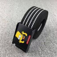 ราคา เข็มขัดกางเกงแบรนด์แฟชั่นเข็มขัดผ้าใบอินเทรนด์สไตล์เกาหลีสำหรับนักเรียนชายและหญิงเข็มขัดเข็มขัดผ้าหัวเข็มขัดเรียบซิมป์สัน (18009195674)