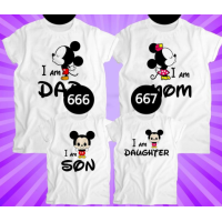 ราคา เสื้อครอบครัว เสื้อพ่อแม่ลูก เสื้อยืดครอบครัว เสื้อทีม ชุดครอบครัว เสื้อทีมครอบครัว เสื้อทีมพ่อแม่ลูก (16513666577)