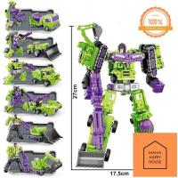 ราคา หุ่นยนต์แปลงร่าง Transformers แพ็ค 6 ชิ้น สีเขียว หุ่นยนต์ทรานฟอร์เมอร์ รถหุ่นยนต์ Diecast ของเล่นเด็ก ของขวัญวันเกิด Mama Happy House (14338338718)