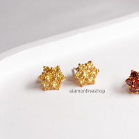 ราคา CLUSTER EARRINGS รวมแบบขายดี ต่างหูแป้น ต่างหูประดับพลอย ต่างหูเพชร เลือกแบบได้ หุ้มเศษทองคำแท้ by siamonlineshop (14268677955)