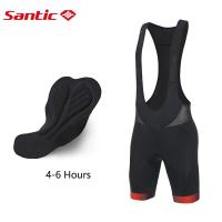 ราคา Santic กางเกงเอี๊ยมขาสั้นสำหรับผู้ชายกางเกงกางเกงขาสั้นสำหรับปั่นจักรยานปั่นจักรยานเสือภูเขาจักรยานท้องถนนระบายอากาศได้ดีสายพาน4D KM2C05152กางเกงเอวสูงยืดหยุ่นสั้น (14087139595)