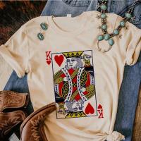 ราคา ไพ่เสื้อยืดผู้หญิง Y2K ลายการ์ตูนฮาราจูกุ (19686211304)