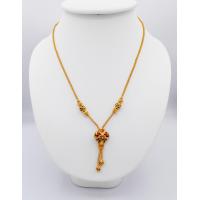 ราคา Thai Jewelry สร้อยคอ ทองคำ ลายไทย สุโขทัย ลงยา งานทองไมครอน พรีเมี่ยม ชุบด้วยเศษทองคำแท้ 96 5 หนัก 1 บาท ยาว 20 นิ้ว ออเจ้าชุดไทย (9679244949)