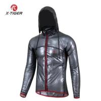 ราคา เสื้อกันฝนสำหรับขี่จักรยานเสือภูเขาเสื้อกันฝนเสื้อเจอร์ซีย์นักปั่นกันน้ำกันรอยขีดข่วนกันลมเสื้อโค้ทกันลมเสื้อผ้าสำหรับกางเกงปั่นจักรยาน X TIGER (21171232007)