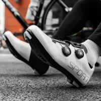 ราคา Moven Specialized Road Speed Route รองเท้าขี่จักรยานผู้ชายกีฬารองเท้าจักรยานรองเท้าผ้าใบ Racing ผู้หญิงจักรยานรองเท้าแบน Cleat รองเท้า Plus ขนาด38 47 (20598507430)