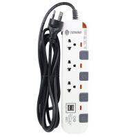 Toshino รางปลั๊กไฟ 3 ช่อง 2 USB ยาว 5 เมตร รุ่น P3375USB-5M