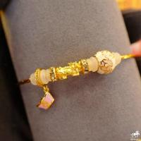 ราคา ข้อมือปี่เซียะแพนโดร่า V 3 เกลียวทองเหลือง กิมตุ้ง น้ำหนักทอง 0 1 0 15 กรัม ทองคำแท้ 99 99 24K ยาว 15 18 cm ปรับได้ (14835598569)