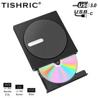 ราคา Tidric เครื่องเล่นซีดีภายนอก Bluray Drive USB 3 0 Type C การเขียนที่อ่านแผ่นบลูเรย์แล็ปท็อป BD CD ออฟติคอล DVD Bluray แบบบางสำหรับ Computer7atw (20177459223)