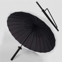 ราคา Lulufafa COD ร่มอัตโนมัติ สีดำ ร่มตรง 24 อัมเบรลล่า ดาบซามูไรญี่ปุ่น (16465266825)