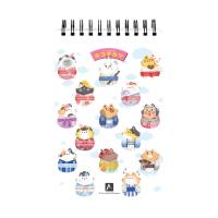 ราคา รวมชุด สมุดโน๊ต Pursenote สันห่วง Cat Daruma 4 สี 4 แบบ (21274213702)