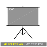 ราคา Nanotech จอโปรเจคเตอร์ Airscreen 60100 นิ้ว 16 9 พร้อม ขาตั้ง 3 ขา ภาพสด คมชัดจอ จอรับภาพโปรเจคเตอร์ พกพา ส่งเเบบม้วน (14890243852)