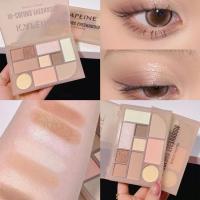 ราคา 10สีพาเลทอายแชโดว์สีดินแมทเงางามกันน้ำบลัชคอนทัวร์เครื่องสำอางสีอายแชโดว์ประกายมุก (21013414003)