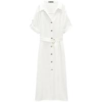 ราคา ZARAˉ แท้นำเข้าในฤดูใบไม้ร่วงของผู้หญิงคนใหม่อารมณ์ฝรั่งเศสตรงกับประเภทเสื้อ Chatelaine ของชุดยาว3471522 251 (20127112104)