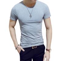 ราคา MEN T shirt Slim Body Fit Inner Tee Short Sleeve Tshirt Cotton Top Plain Black White Grey Baju Lelaki 紧身上衣内衬男 (16494068427)