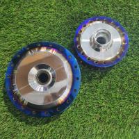 ราคา ดุมหน้าดิสกลึง ดุมหลังดรัมกลึง HENG PCX 150I 2014 17 น้ำเงินขาว (4556904393)