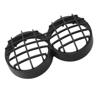 ราคา 2X Motorcycle Headlight Mesh Cover Headlight Protection Cover Suitable for Yamaha BWS100 Honda ZOOMER AF58 (18963904145)