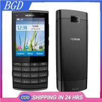ราคา สำหรับ Nokia X3 02โทรศัพท์มือถือเปลือกโลหะบางเฉียบ3G รองรับโทรศัพท์มือถือ7ภาษา สีดำ EU (16311219754)