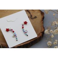 ราคา Silver thai Jewelry ชุดต่างหูเงินแท้ 925 3ชิ้น ประดับcz หลากสี Set of 3 pieces of 925 sterling silver earrings decorated with multi colored CZ (21124810519)