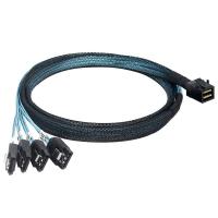 ราคา ในสต็อก COD Internal Mini SAS to SATA Cable SFF 8643 for Raid Controller Hard Drive (8729948690)