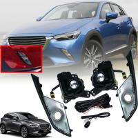 ราคา ไฟตัดหมอก ไฟสปอร์ตไลท์ ดวงไฟ LED รุ่น มาสด้า CX 3 MAZDA CX 3 ปี 2015 2018 พร้อมครอบ และชุดสายไฟ 1 ชุด (6416128074)