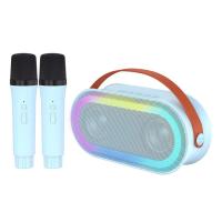 ราคา JUC ลำโพงไร้สายชุดไมโครโฟน Bt 5 เครื่องคาราโอเกะ3ลำโพงแบบพกพาไร้สายพร้อมไมโครโฟนคู่เพื่อความบันเทิงภายในบ้าน (21094375397)