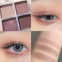 ราคา อายแชโดว์เคลือบเงา 4 สีอายแชโดว์ Pearlescent Eyeshadow Pan (20385096386)