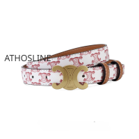 ราคา เข็มขัด Celine สำหรับผู้หญิงพร้อมกล่องของขวัญแบรนด์หรูชื่อดังหนังวัวแท้เข็มขัดใส่สบายหัวเข็มขัดขนาดพิเศษ2 5ซม (19525495939)