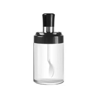 ราคา Home Cool ขวดใส่เครื่องปรุง ขวดเครื่อวเทศ กระปุกใส่พริก ผลิตจากแก้ว พลาสติก PP ปิดได้แน่น มีช้อนในตัว เหมาะสำหรับใส่เครื่องปุง เกลือ พริกไทย น้ำตาล น้ำมัน ขวดใส่เครื่องปรุง เกลือป่น รับประกันของแท้ (2