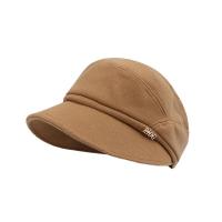 ราคา หมวกแก๊ปหมวกผ้าไม่มีปีกสำหรับผู้หญิงใหม่หมวกนุ่มผ้าฝ้ายสำหรับผู้หญิงหญิงสาวหมวกนักสืบหมวกนิวส์บอยกันลมให้ความอบอุ่น (20990383415)
