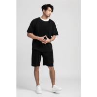 ราคา เสื้อยืดผู้ชายแขนแขนสั้นคอกลมเสื้อจับจีบสไตล์ญี่ปุ่น Issey Miyake ทันสมัยบางเฉียบฤดูร้อน2023ญี่ปุ่นนำเข้าใหม่ (20651119541)