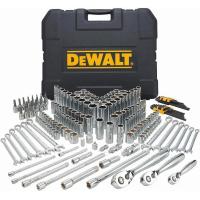 ราคา DEWALT Mechanics Tools Kit and Socket Set 204 Piece 1 4 3 8 1 2 Drive MM SAE DWMT72165 204 PC Tools Kit and Socket Set (21002840310)