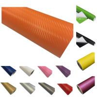 ราคา Car Vehicle DIY 3D Carbon Fiber Vinyl Wrap Roll Film Sticker Decal 70x10cm wine red (20723827935)