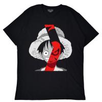 ราคา Pria T shirt Anime ONE PIECE LUFFY SMILE VS ANGRY S 5XL (21191413900)